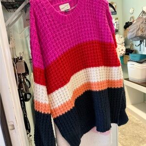 Mom and daughter matching sweaters